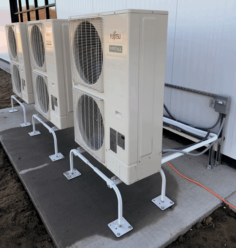 A large heat pump setup