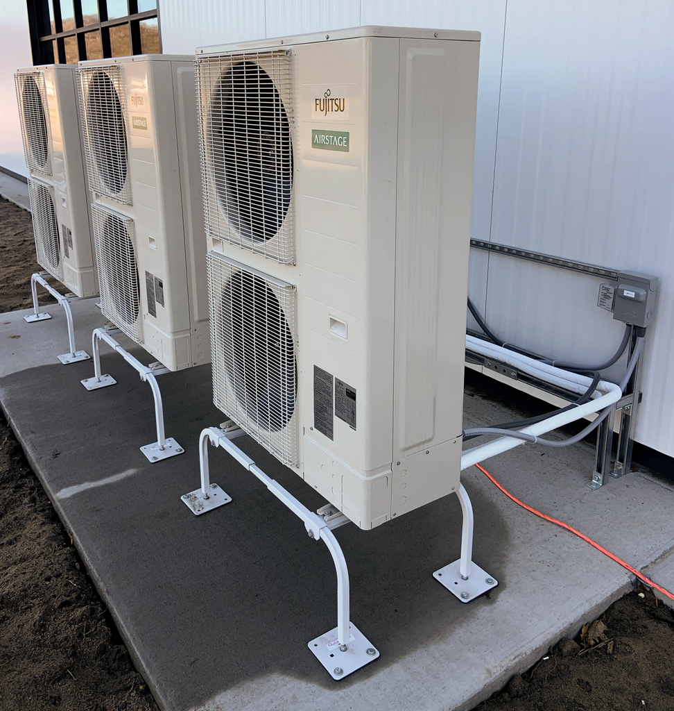 A large heat pump setup