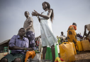Water points at the UN House in Juba, South Sudan | Image: Oxfam East Africa