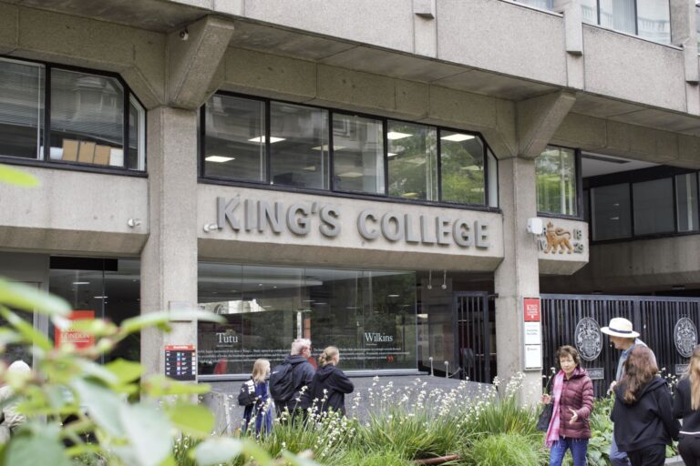 Entrance to King’s College London’s Festival of Artificial Intelligence