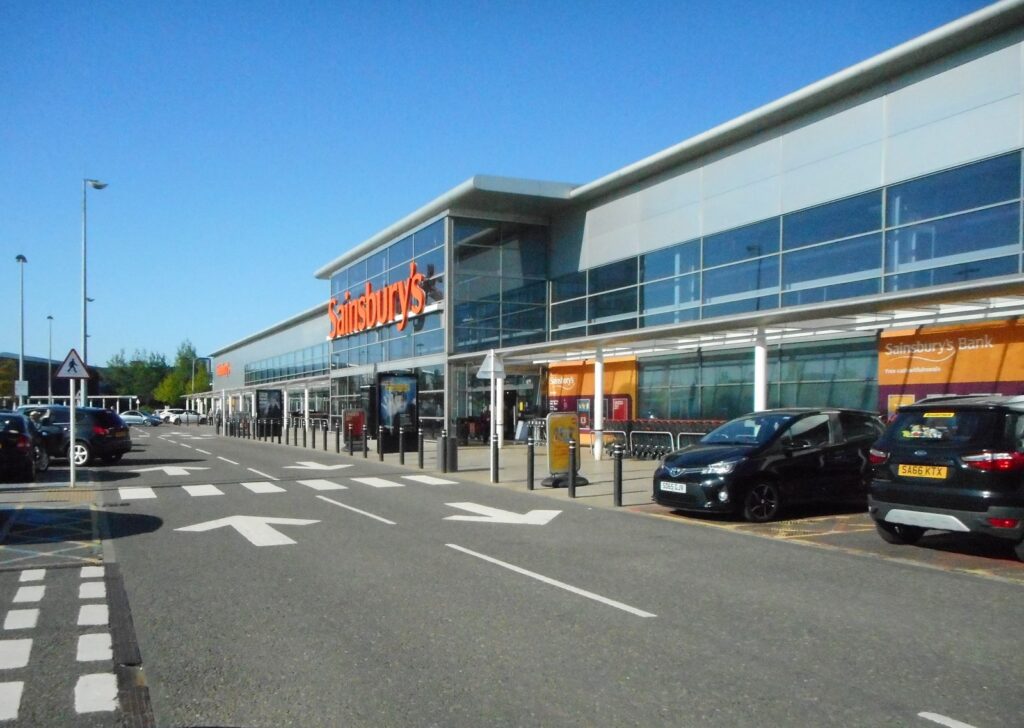 A large Sainsbury's Supermarket