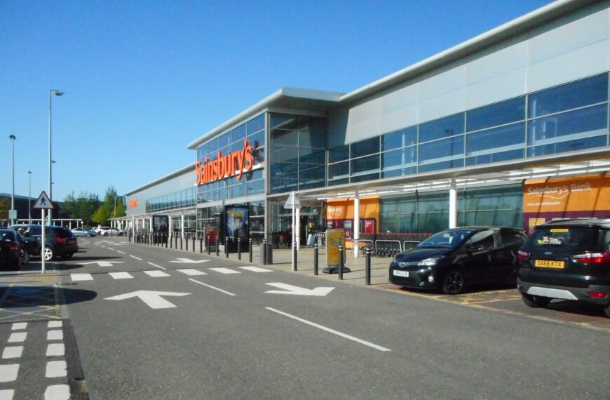 A large Sainsbury's Supermarket